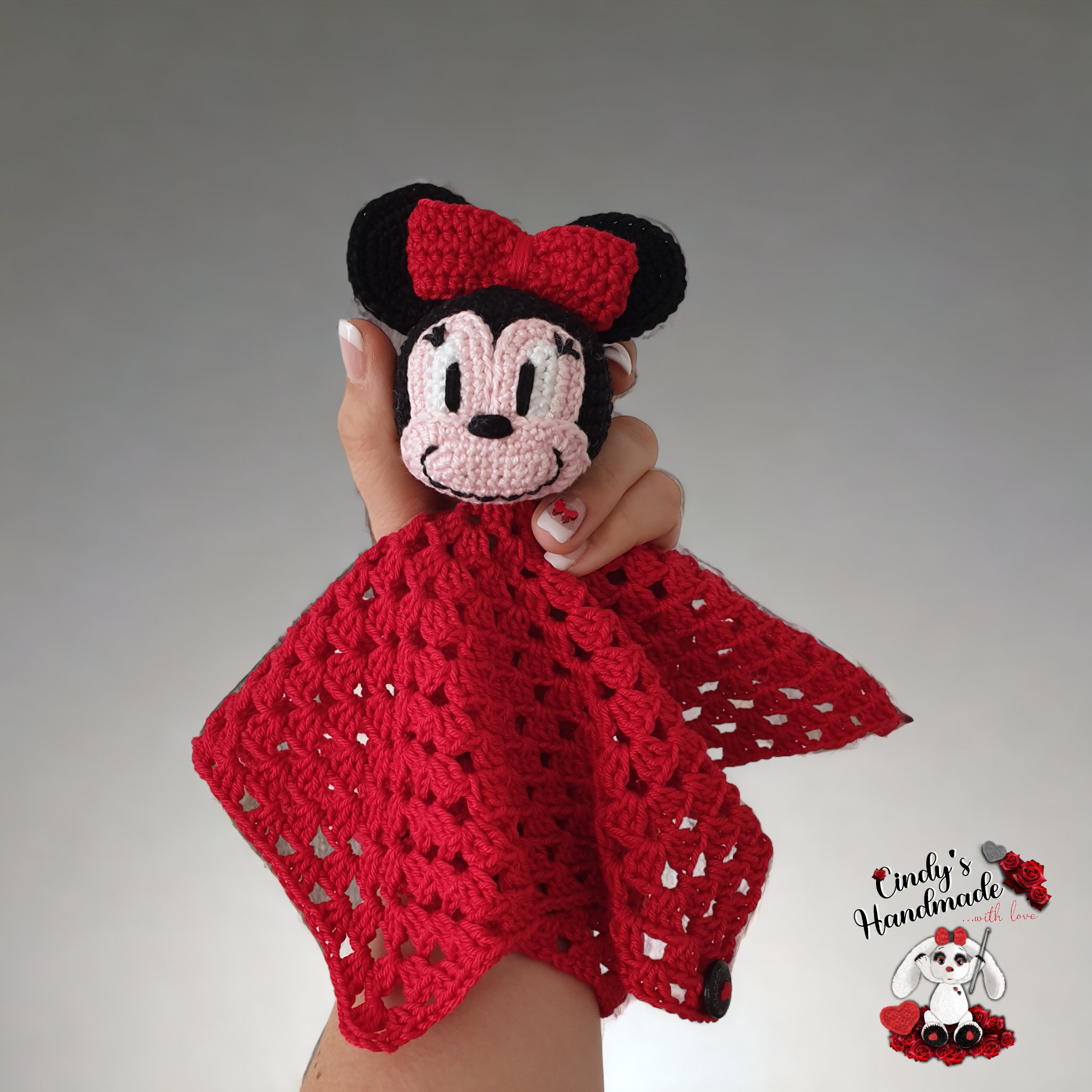Minnie Mouse Schnuffeltuch